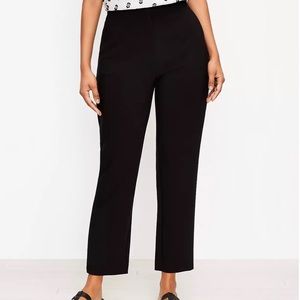 Loft 18P High Waist Curvy Black Pants